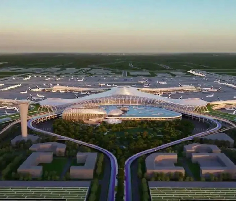 Brandbeveiligingsschilderwerk voor luchtvrachtproject van Jinan Airport Expansion Project