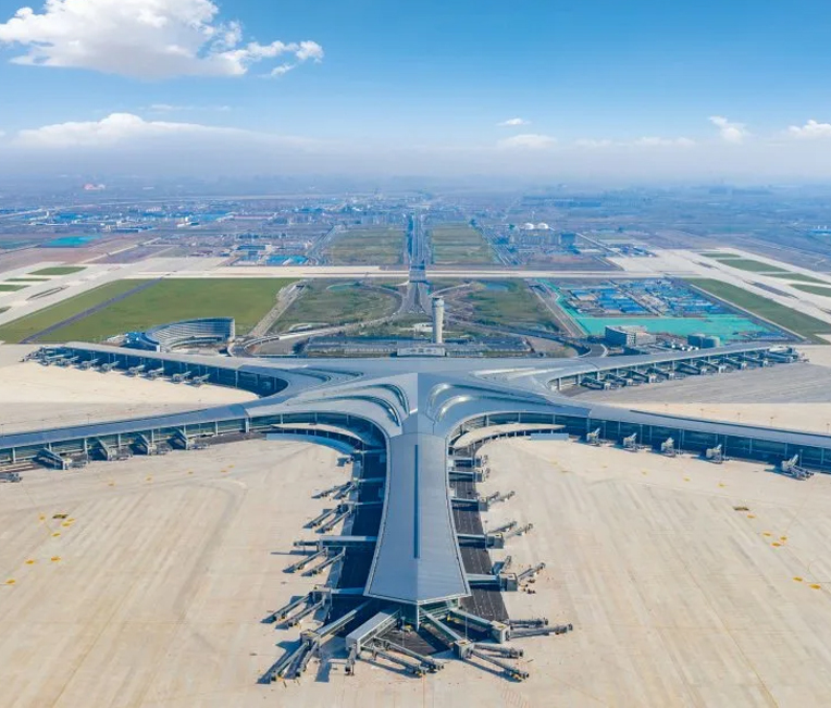 Terminalbouwproject van de derde fase-uitbreiding van het project Lanzhou Zhongchuan International Airport (fase I).